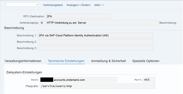 2FA SAP Cloud Plattform